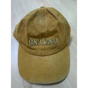Santa Monica Vintage-Style Dad Hat – Mustard Yellow Cotton